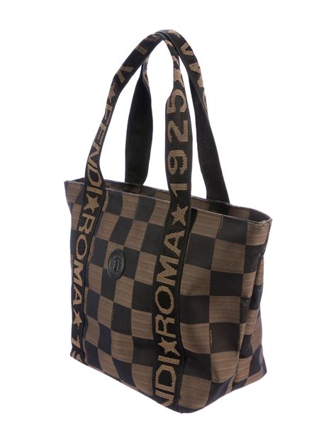 fendi checkered bag|Fendi tote bag 2020.